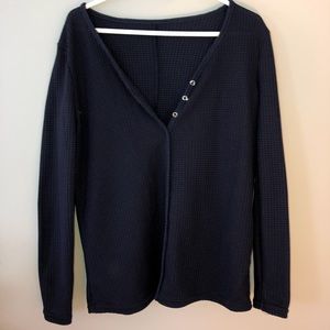 Navy blue lazy day shirt